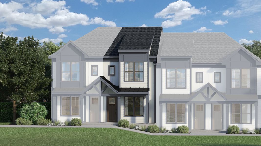 Representative exterior photo of a completed home built from the Hawthorne A, B, C by Veranda Homes in Hawthorne Summit, Greenville, SC (Image 4).