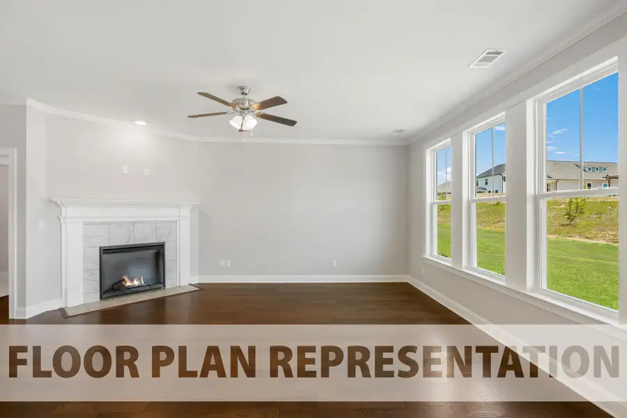 Representative unfurnished interior of a home built from the Galloway by Ivey Homes in Windsor, North Augusta (Image 12). Representative unfurnished interior of a home built from the Galloway by Ivey Homes in Windsor, North Augusta (Image 12).