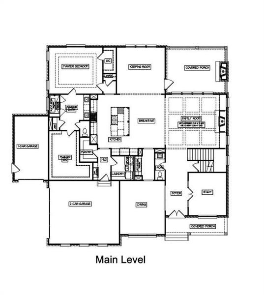 2D floor plan layout of this home in , Buford, GA (Image 6).
