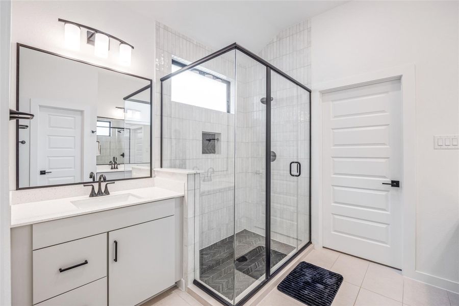 Furnished interior view inside a new home in , Cypress (Image 17).