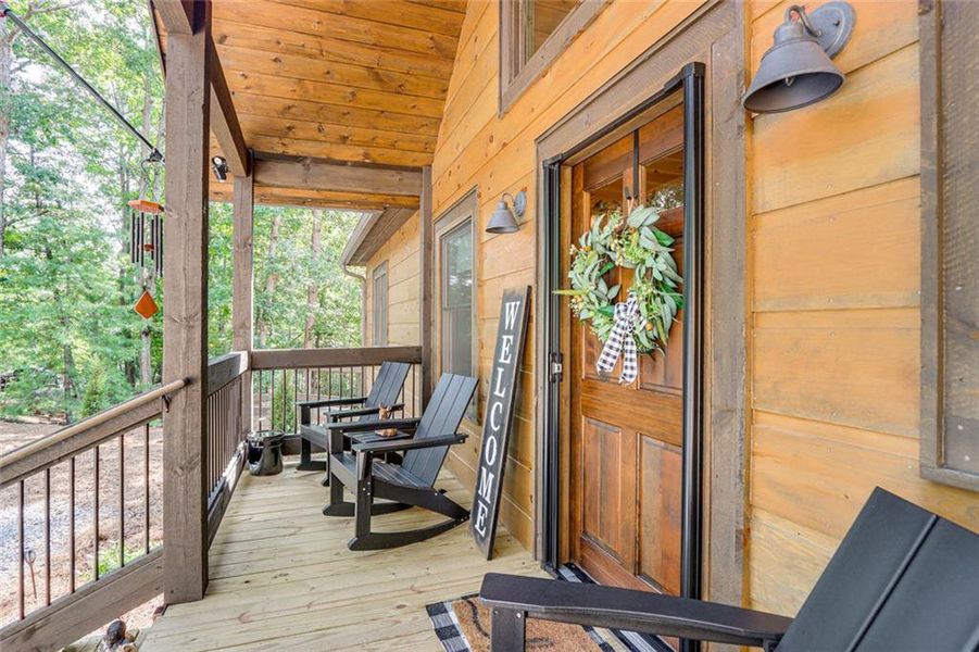 Exterior details and patio area of a home in , Ellijay (Image 25). Exterior details and patio area of a home in , Ellijay (Image 25).