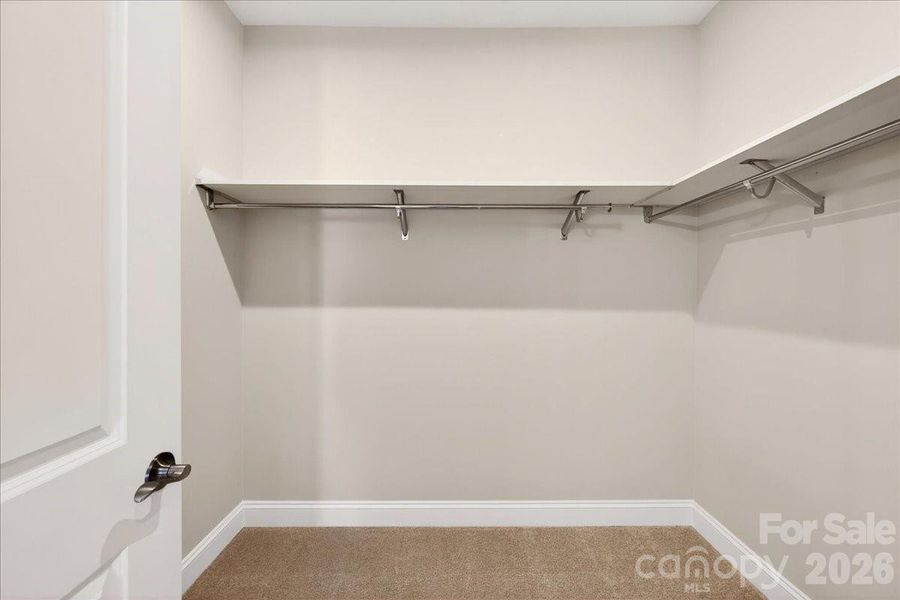 Primary walk-in closet