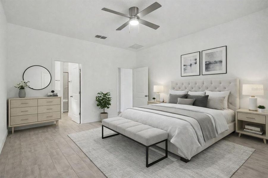 Furnished interior view inside a new home in Hills of Minneola, Minneola (Image 10). Furnished interior view inside a new home in Hills of Minneola, Minneola (Image 10).