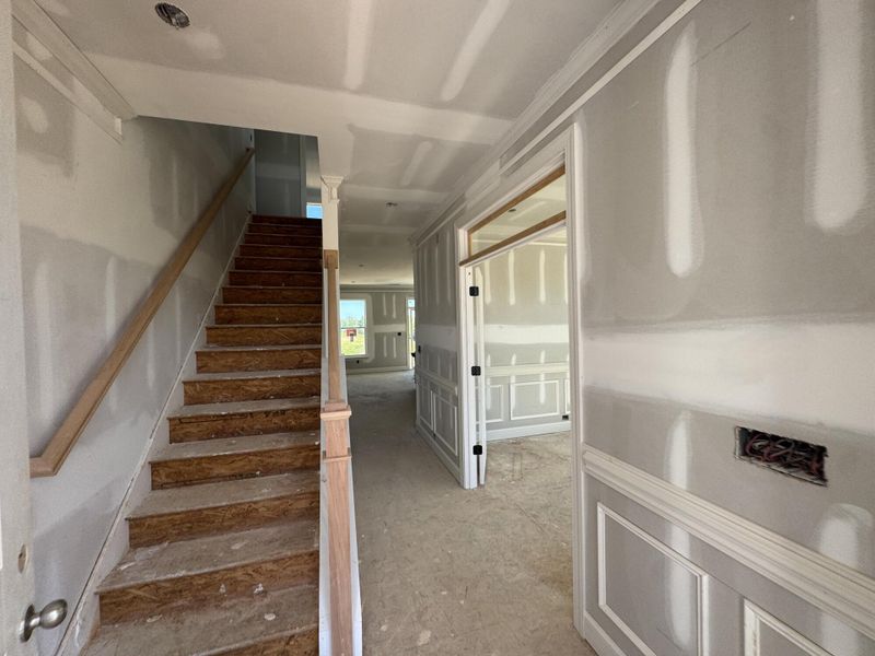 In-progress construction of a new home in The Meadows at Laurelbrook, Sherrills Ford, NC (Image 7).