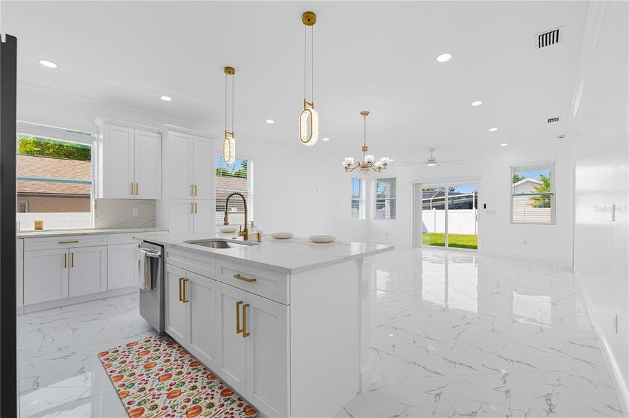 Furnished interior view inside a new home in , Tampa (Image 14).