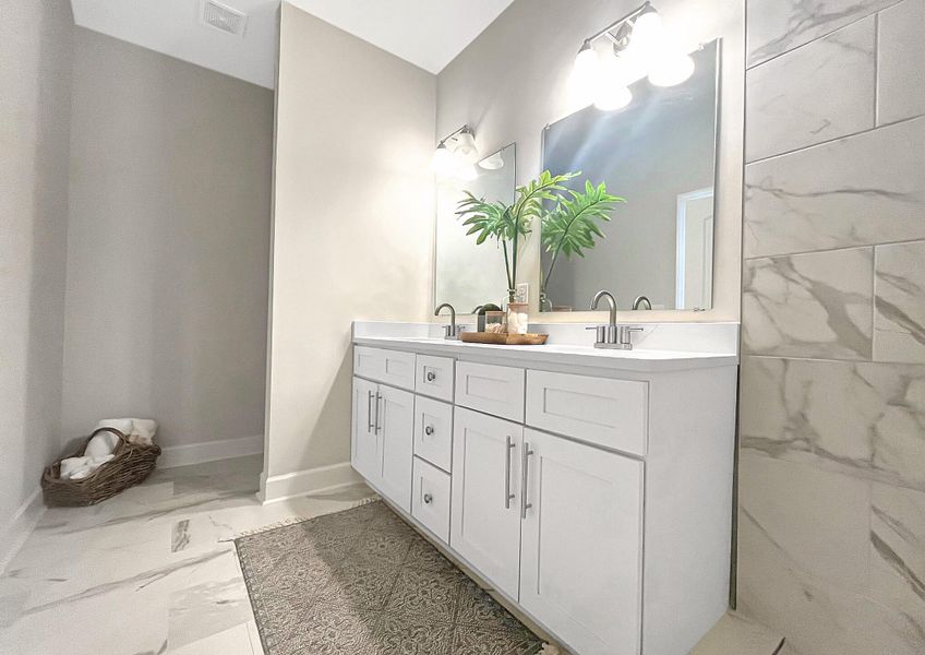 Furnished interior view inside a new home in , St. Stephen (Image 4).