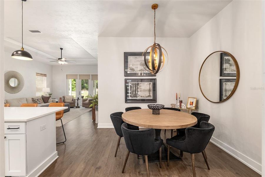 Furnished interior view inside a new home in Fairway Pointe at West End, Newberry (Image 15).