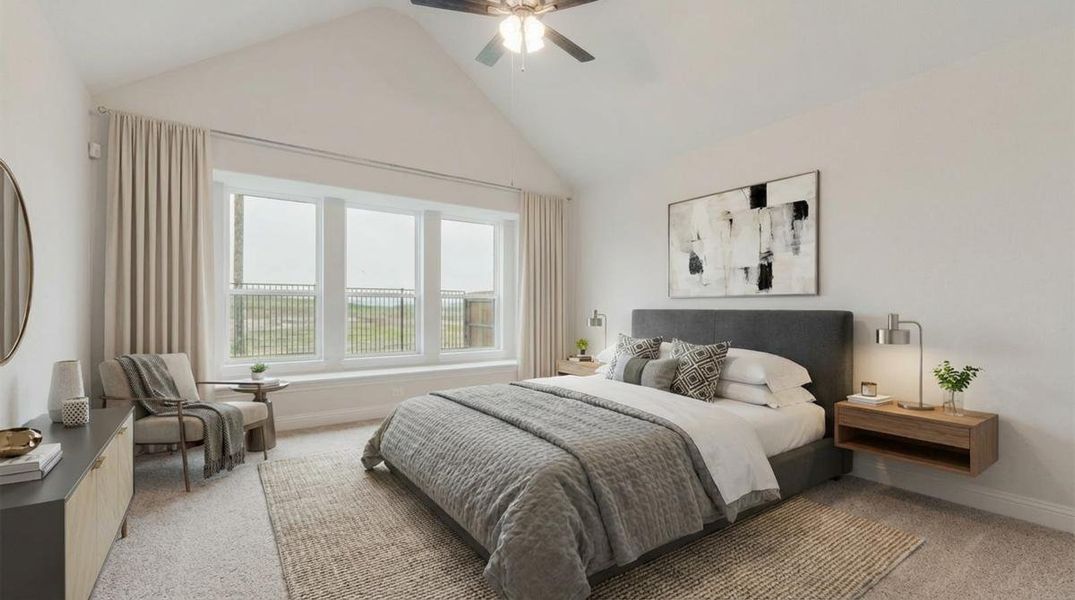 Furnished interior view inside a new home in Breezy Hill, Rockwall (Image 10).