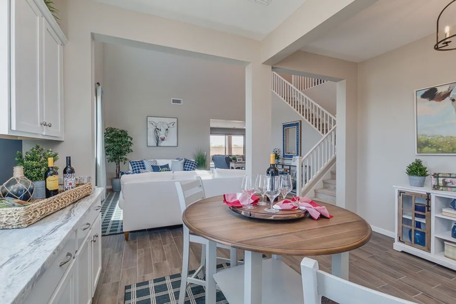 Representative furnished interior of a home built from the Diamond by Elliott Homes in Forté at Granite Vista, Waddell (Image 6).