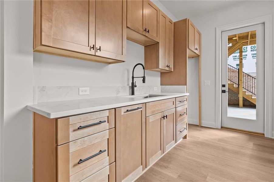 Furnished interior view inside a new home in , Buford (Image 41).
