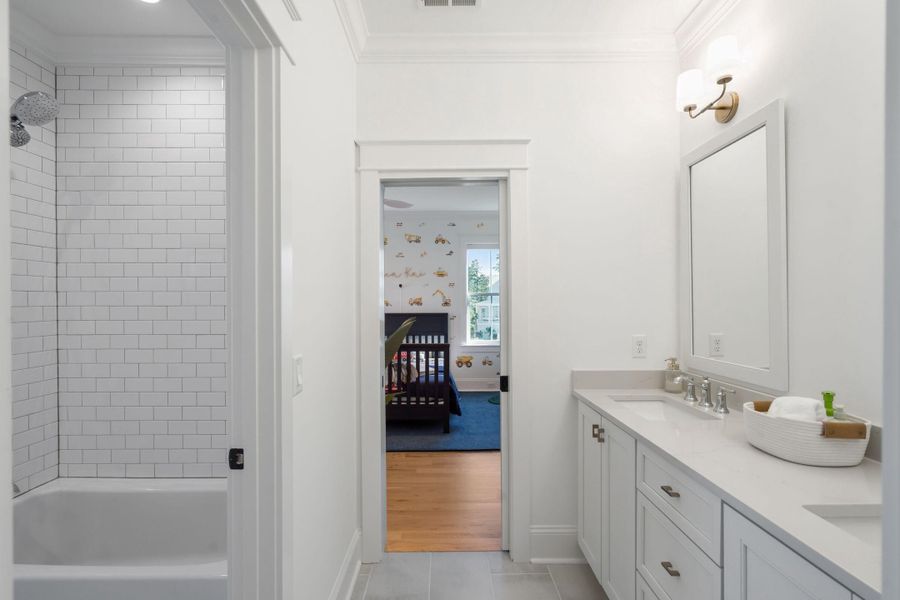 Furnished interior view inside a new home in , Mount Pleasant (Image 47).