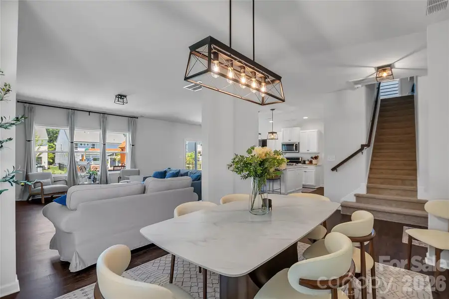 Furnished interior view inside a new home in , Charlotte (Image 24).