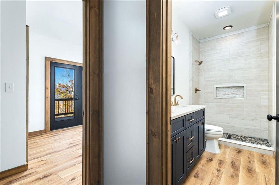 Furnished interior view inside a new home in , Ellijay (Image 10).