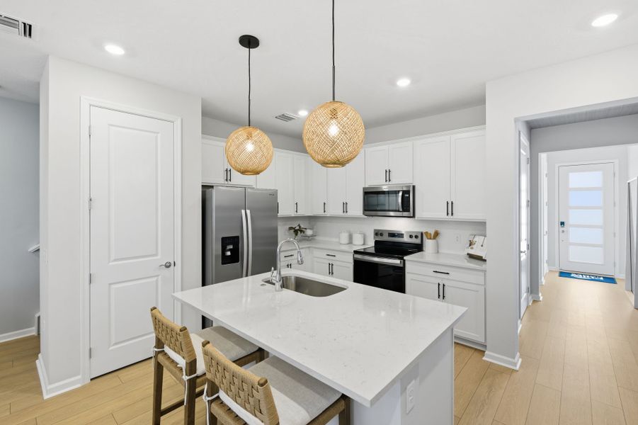 Representative furnished interior of a home built from the Latitude II by Pulte Homes in Everton, Lantana (Image 8). Representative furnished interior of a home built from the Latitude II by Pulte Homes in Everton, Lantana (Image 8).