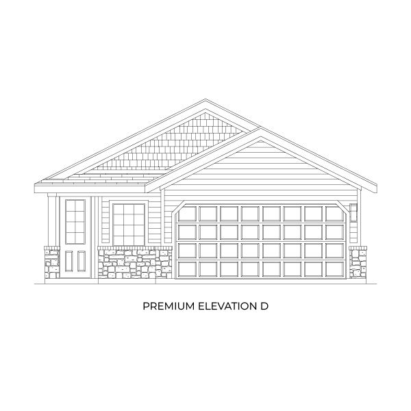 Representative rendering of the exterior for the Grant Select FS by First Texas Homes (Image 7).