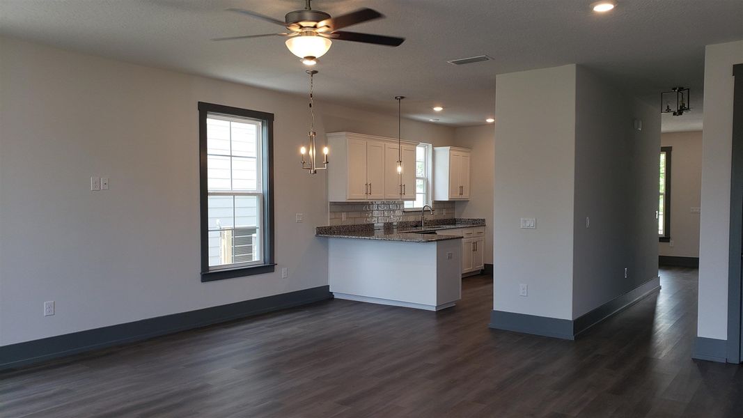 Representative unfurnished interior of a home built from the Plan 1808 by Adams Homes in Downtown Pensacola, Pensacola (Image 8).