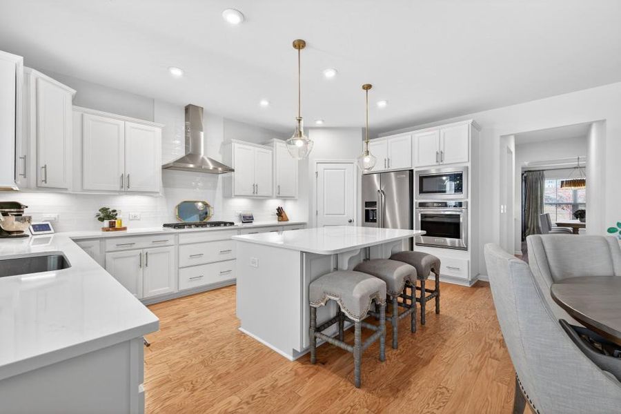 Furnished interior view inside a new home in Reunion, Flowery Branch (Image 21).