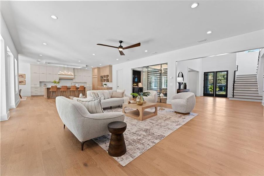 Furnished interior view inside a new home in , Tampa (Image 38).