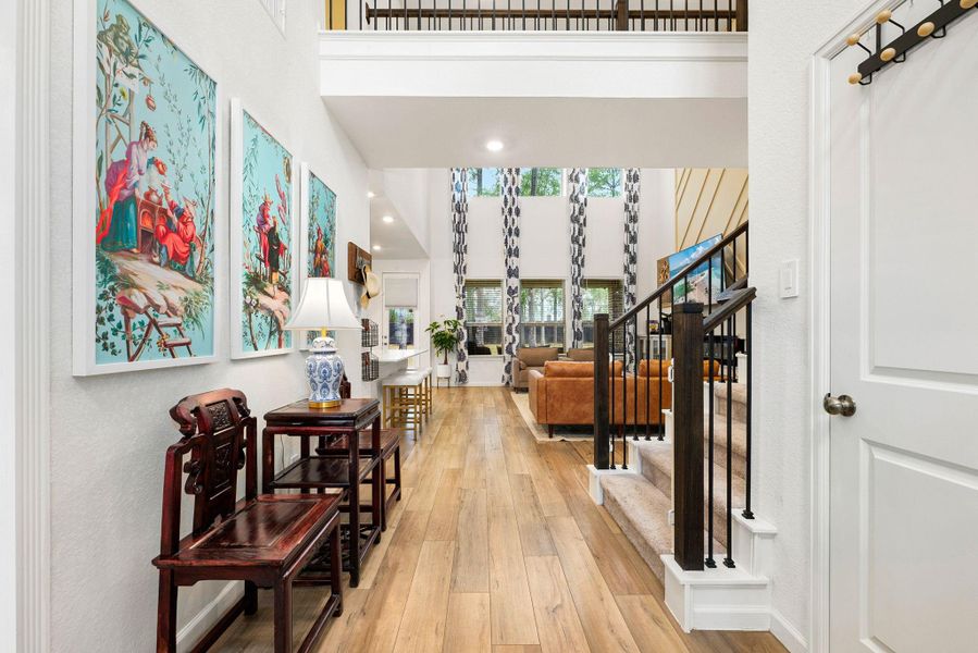 Furnished interior view inside a new home in ARTAVIA: Fairway Collection, Conroe (Image 41).