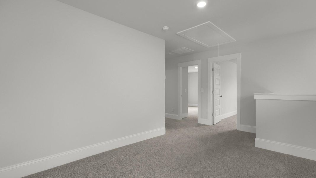 Spacious, unfurnished interior of a new home in Sheep Island, Summerville (Image 22). Spacious, unfurnished interior of a new home in Sheep Island, Summerville (Image 22).