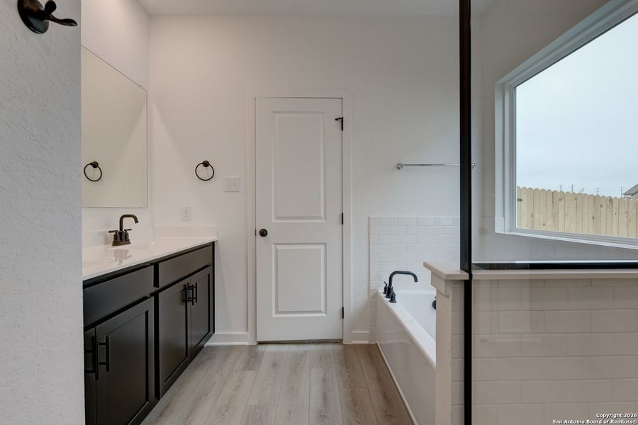 Furnished interior view inside a new home in The Heights at Saddlebrook Ranch 60's, Schertz (Image 17).