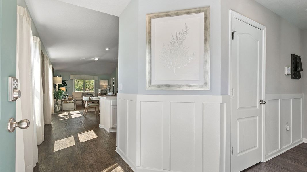 Representative furnished interior of a home built from the St. George+ by D.R. Horton in Grand Reserve, Bunnell (Image 6).