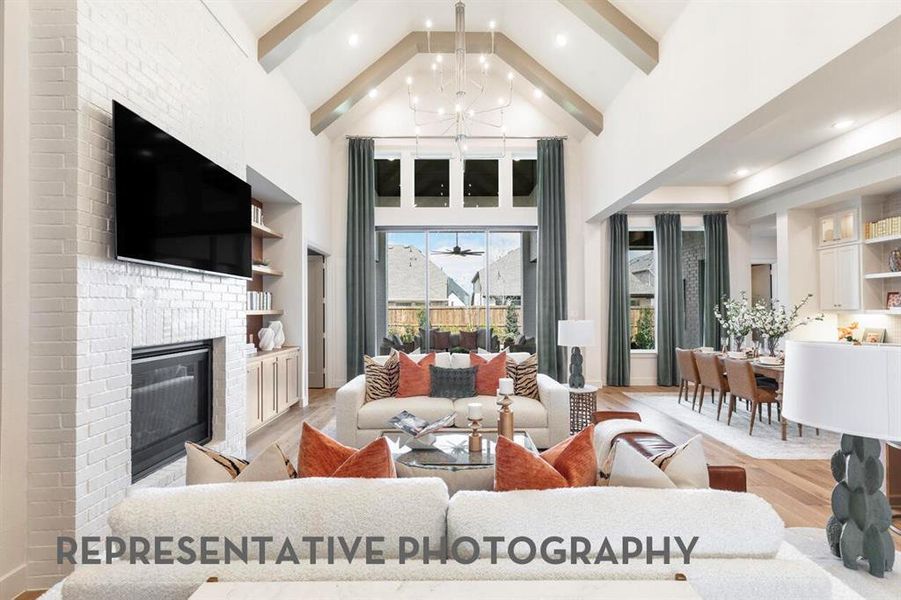 Furnished interior view inside a new home in The Parks at Wilson Creek, Celina (Image 12).