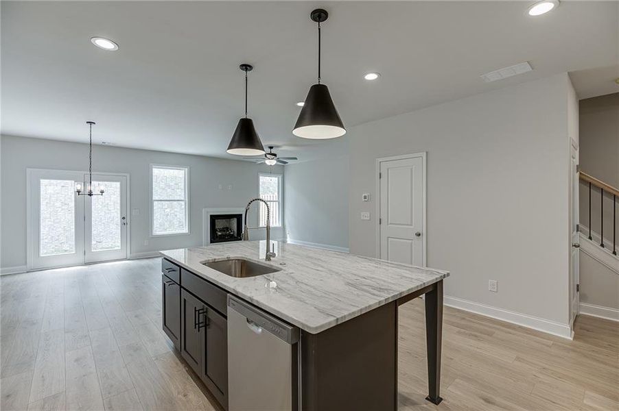 Furnished interior view inside a new home in , Sugar Hill (Image 13).