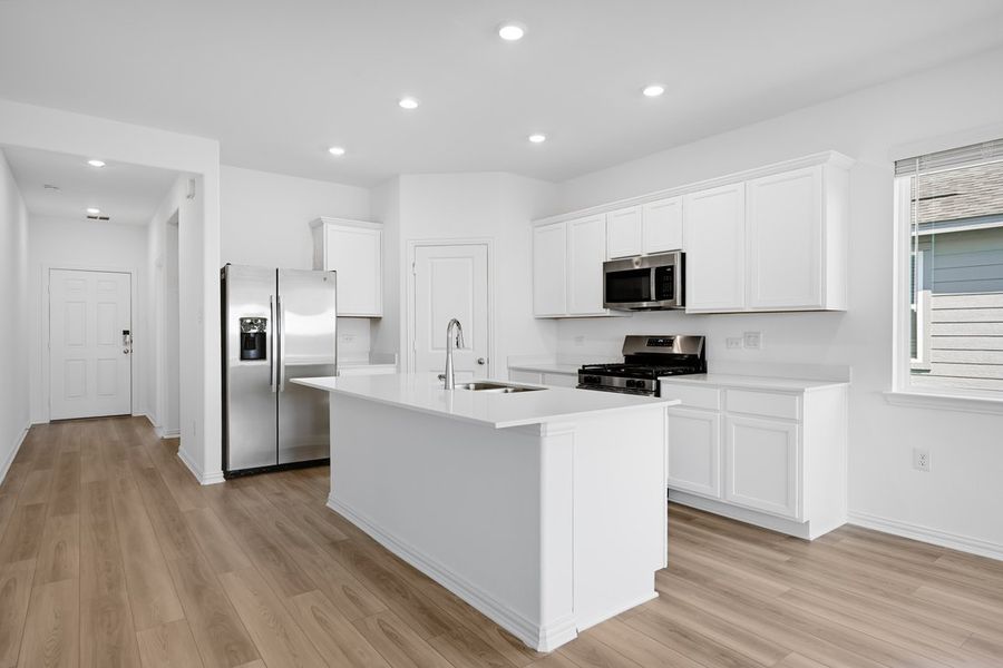 Furnished interior view inside a new home in River Ridge, Crandall (Image 5). Furnished interior view inside a new home in River Ridge, Crandall (Image 5).