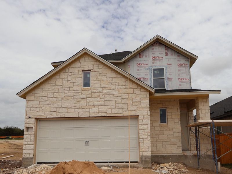 In-progress construction of a new home in Heritage, Dripping Springs, TX (Image 6).