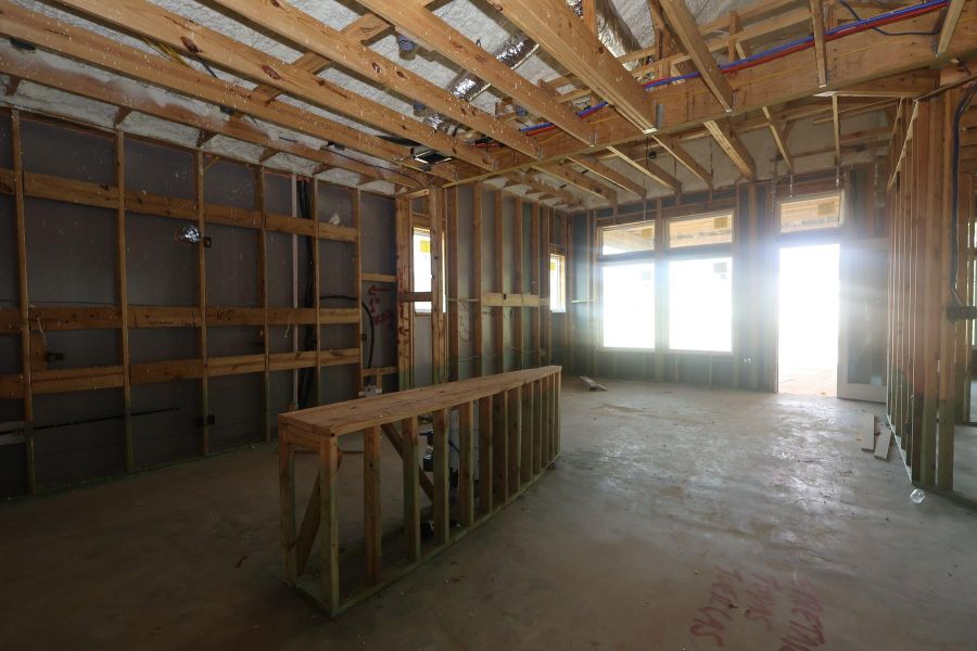 In-progress construction of a new home in COLTON - Reserve Collection, Todd Mission, TX (Image 17).