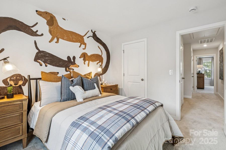 Furnished interior view inside a new home in , Huntersville (Image 27).