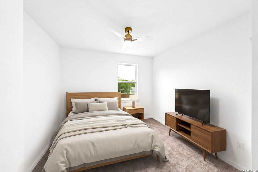 Furnished interior view inside a new home in , San Antonio (Image 17).