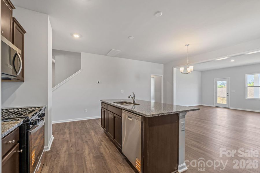 Furnished interior view inside a new home in McFarland Estates, York (Image 9).