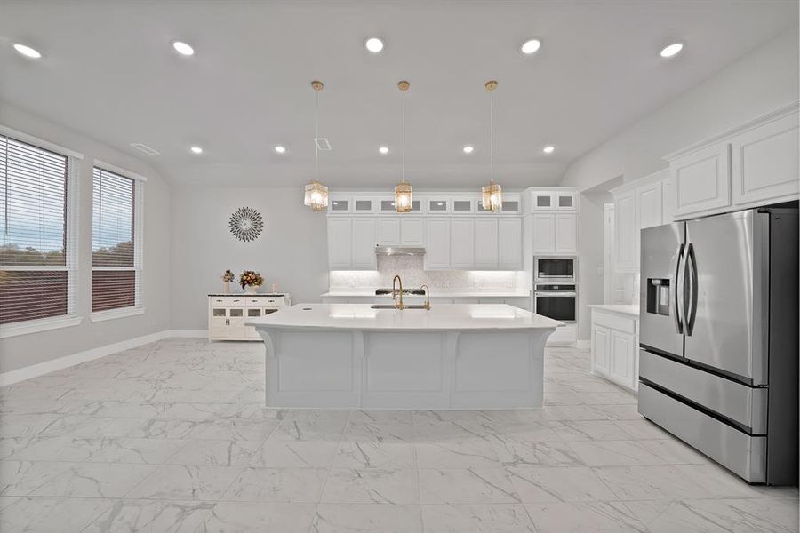 Furnished interior view inside a new home in , Fate (Image 9).