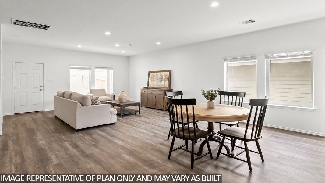 Representative furnished interior of a home built from the Perry by D.R. Horton in Grand Pines, Magnolia (Image 4). Representative furnished interior of a home built from the Perry by D.R. Horton in Grand Pines, Magnolia (Image 4).