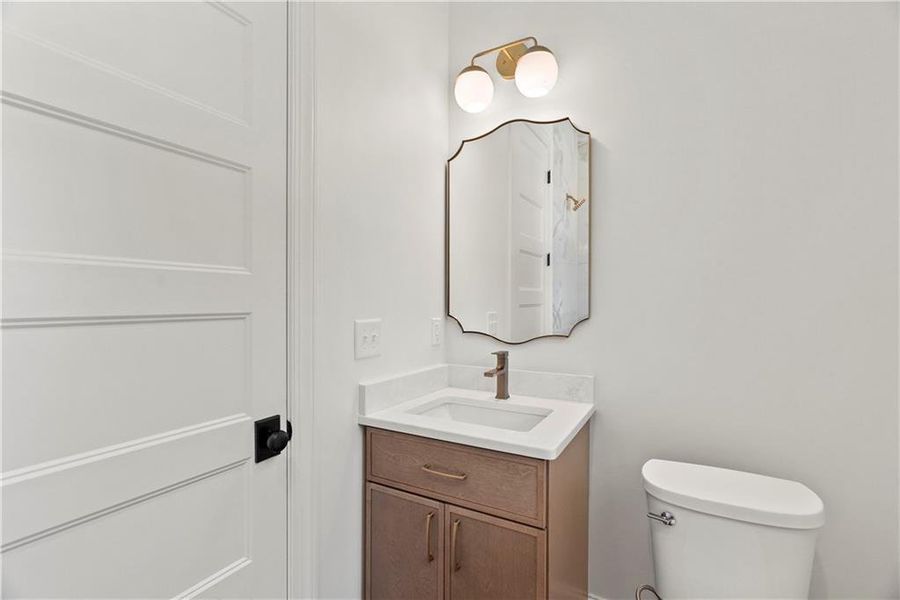 Furnished interior view inside a new home in , Calhoun (Image 13).