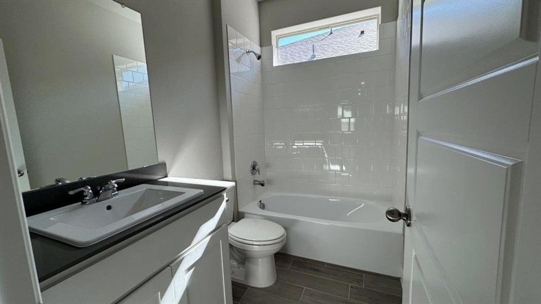 Furnished interior view inside a new home in Monarch at the Meadows, Ponder (Image 7).