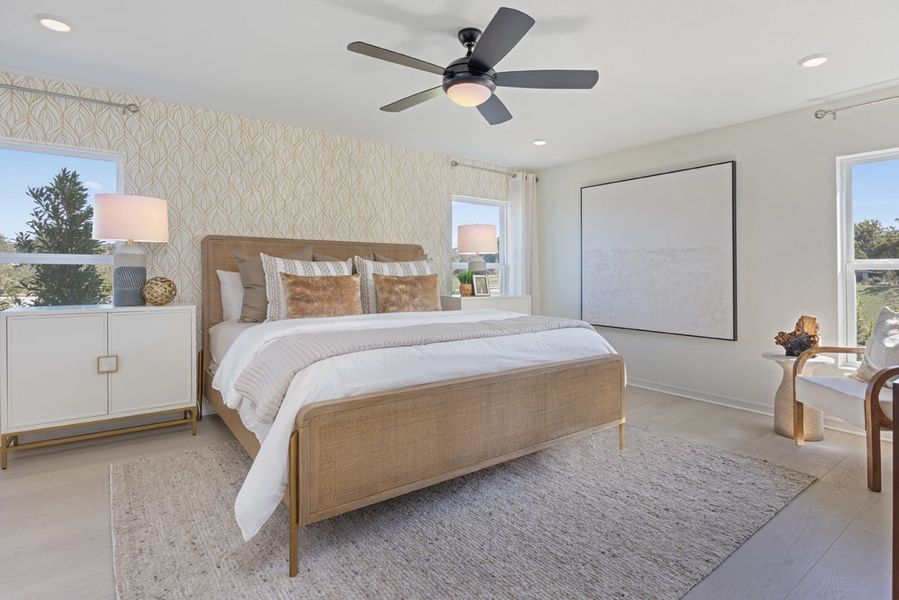 Representative furnished interior of a home built from the 1989 Modeled by KB Home in Silver Lake Estates II, Leesburg (Image 6).