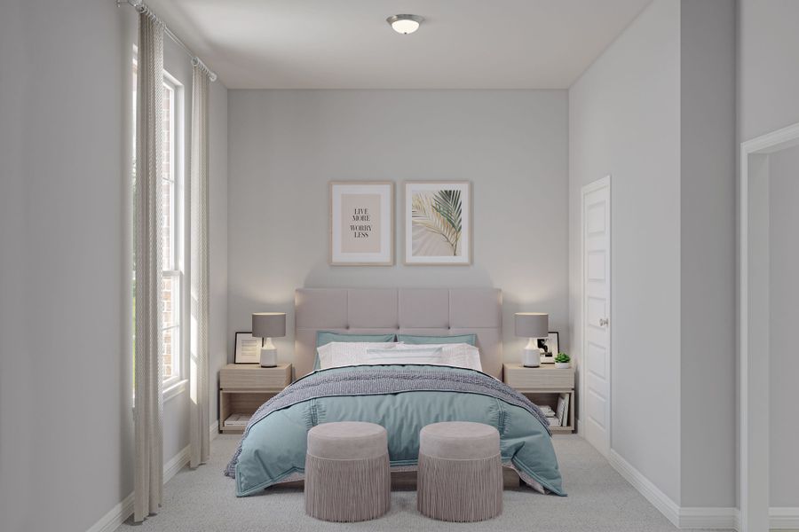 Representative furnished interior of a home built from the Starling by Tri Pointe Homes in Oakhill Reserve, Tomball (Image 16).