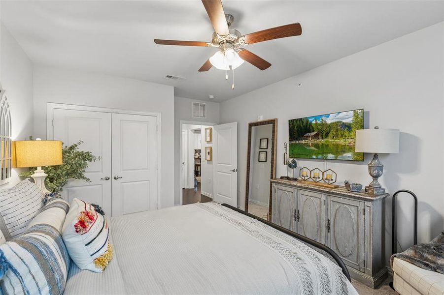 Furnished interior view inside a new home in Gatherings® at Twin Creeks, Allen (Image 14).