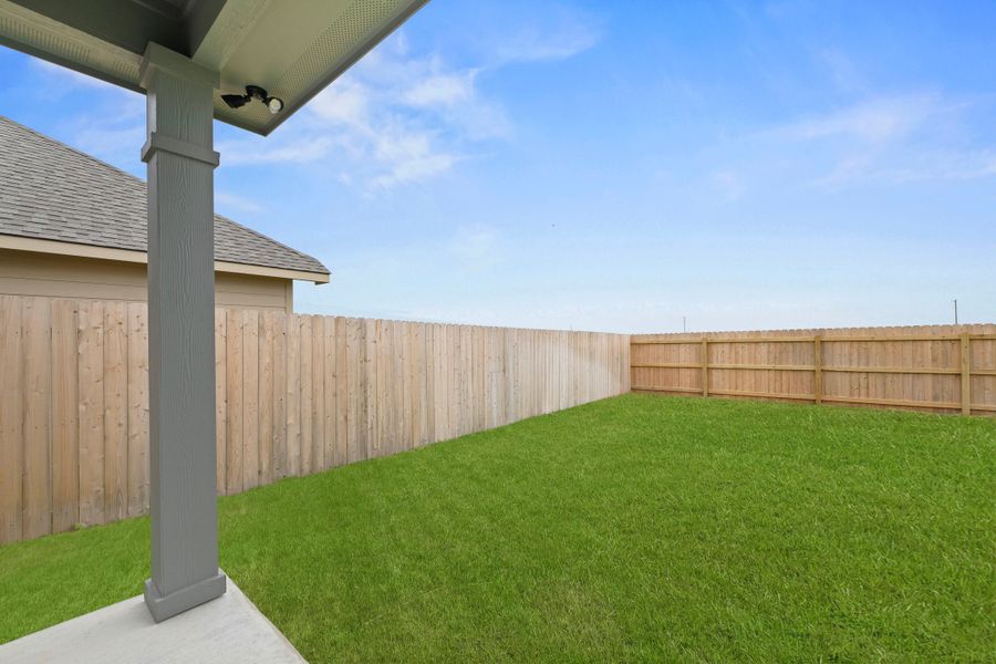 Exterior details and patio area of a home in Hartrick Ranch, Temple (Image 4). Exterior details and patio area of a home in Hartrick Ranch, Temple (Image 4).