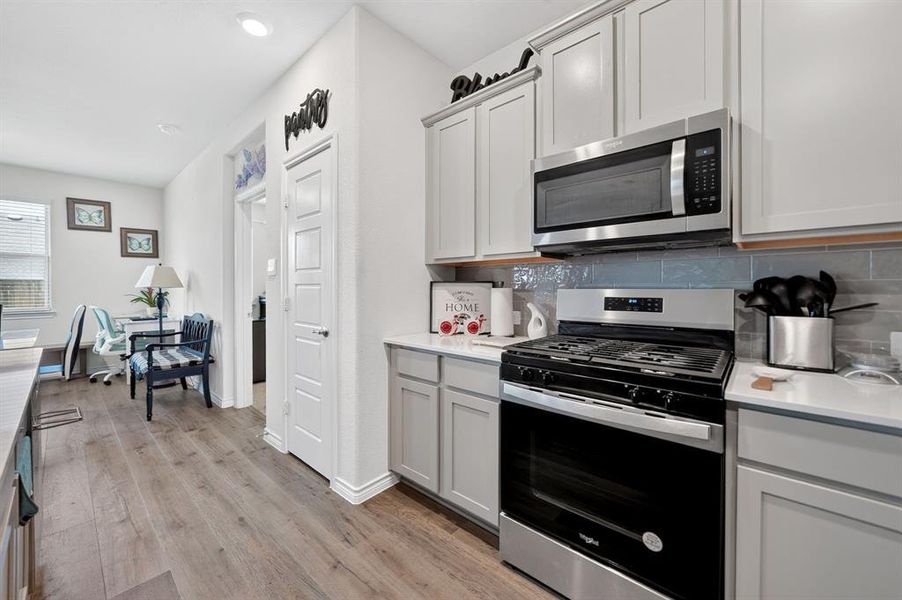 Furnished interior view inside a new home in , Aubrey (Image 13). Furnished interior view inside a new home in , Aubrey (Image 13).