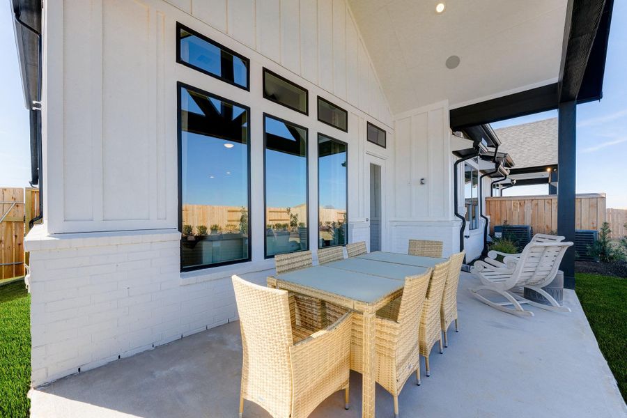 Furnished interior view inside a new home in Elyson: Elyson Duets, Katy (Image 8). Furnished interior view inside a new home in Elyson: Elyson Duets, Katy (Image 8).