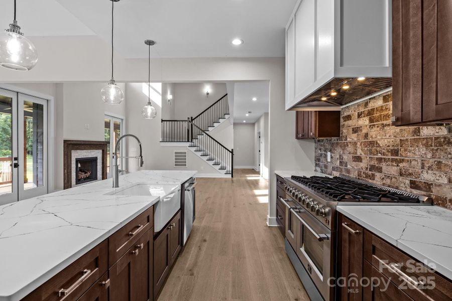 Furnished interior view inside a new home in , Statesville (Image 8).