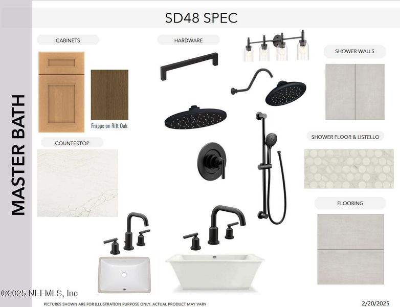 Sample of building materials used in homes in SilverLeaf, St. Augustine (Image 29).