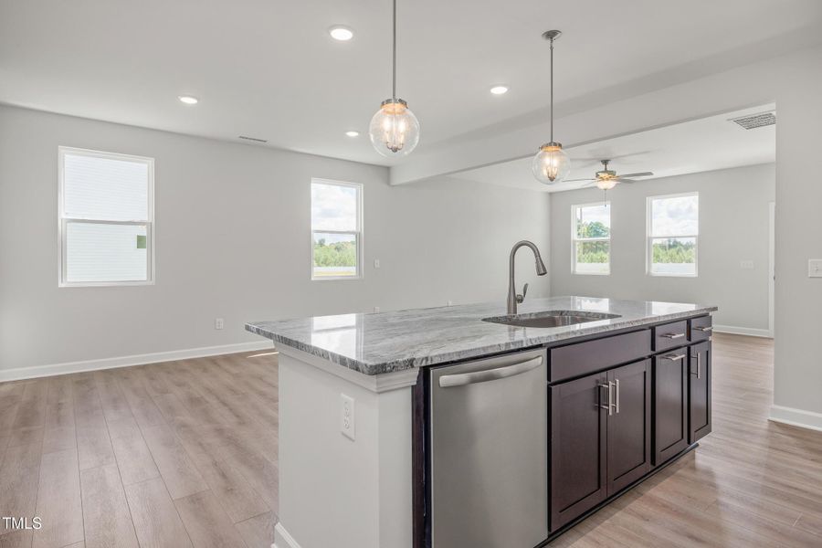 Furnished interior view inside a new home in Woodland Crossing, Zebulon (Image 6).