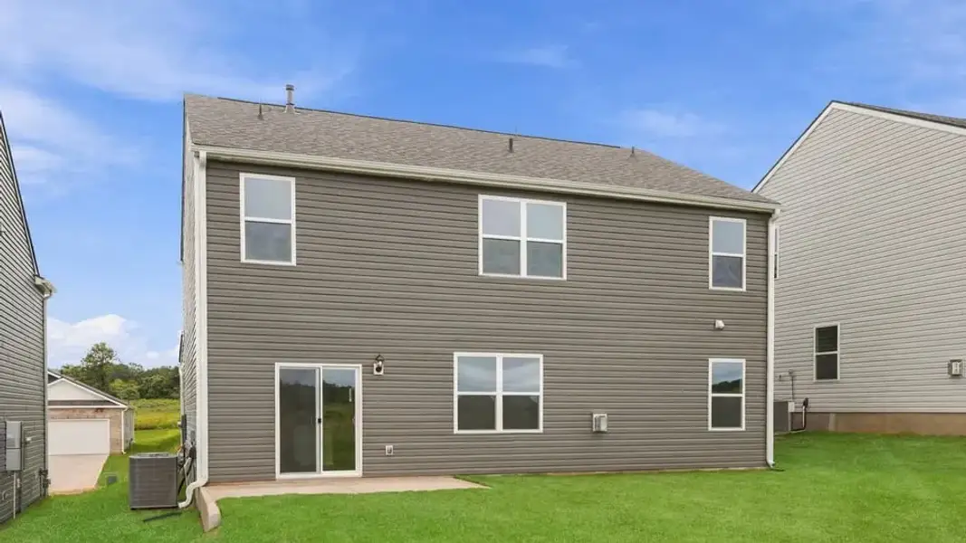 Exterior details and patio area of a home in Spring Ridge, Anderson (Image 4).