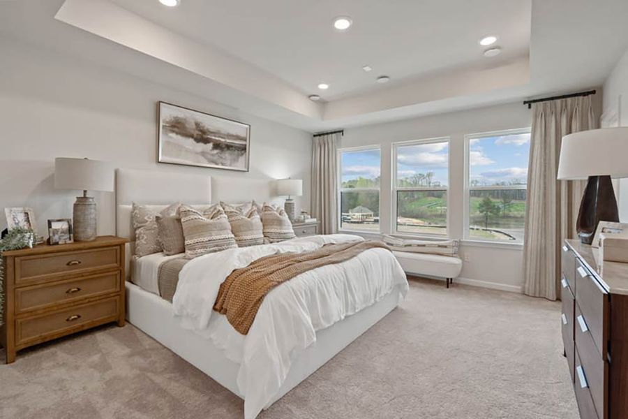 Furnished interior view inside a new home in Chandler Run, Tucker (Image 6).