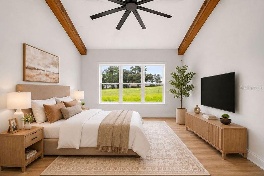 Furnished interior view inside a new home in , Ocala (Image 41).